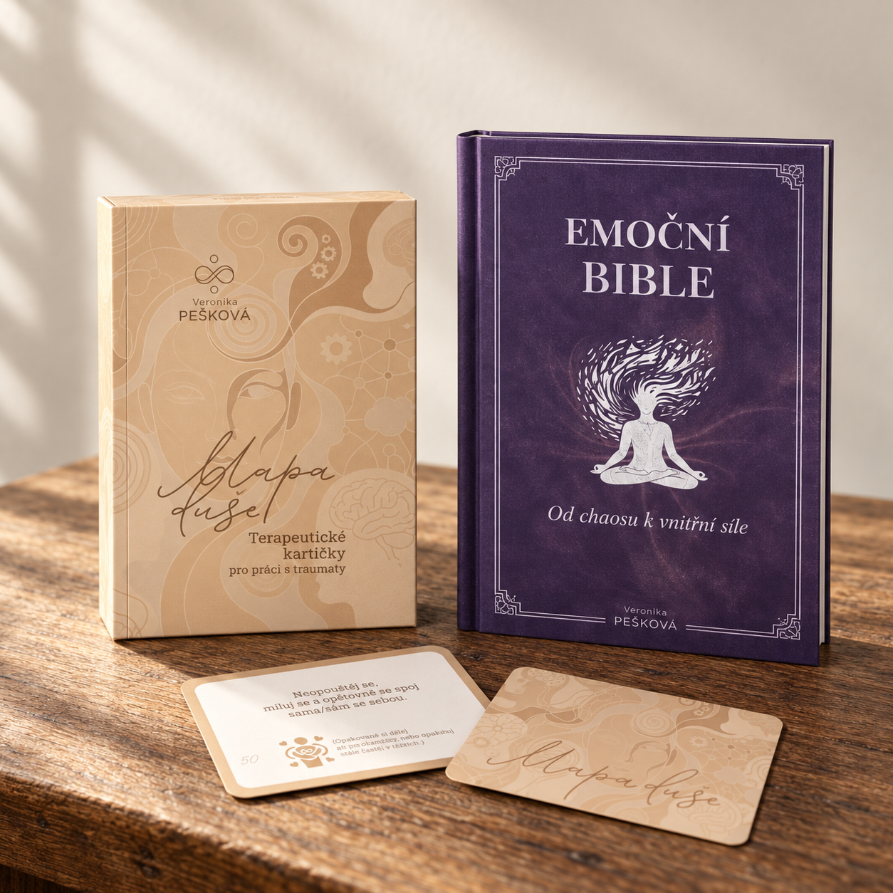 Kniha Emoční bible a terapeutické karty Mapa duše