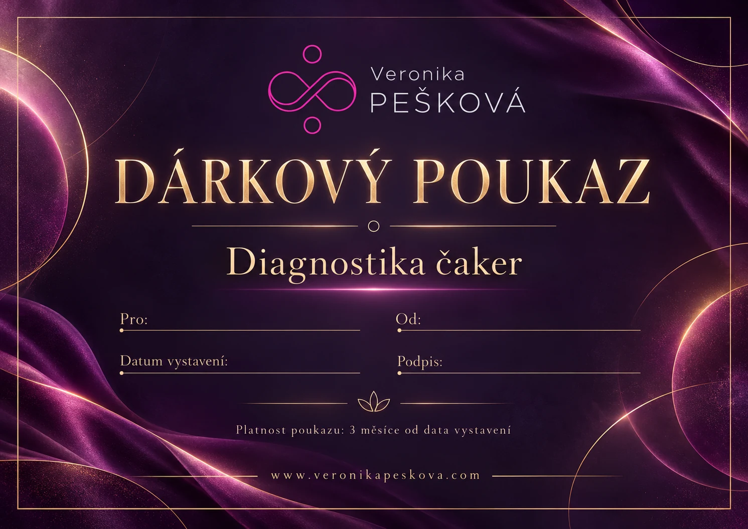 Dárkový poukaz na diagnostiku čaker